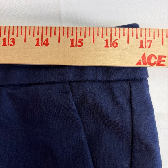 Lilly Pulitzer Womens Shorts Navy Blue Chino Cotton Spandex Size 10 Preppy - Picture 6 of 9